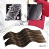 Moresoo Tape Extensions, Real Hair, Balayage, Remy Human Hair Skin