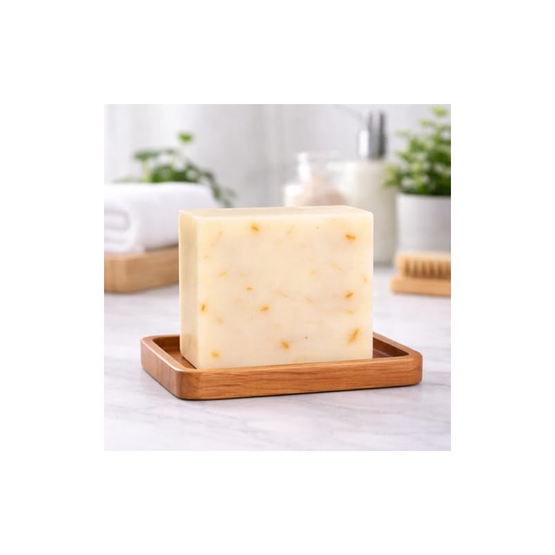 Clay & Jojoba Solid Soap, French Pink Clay, Natural Material,