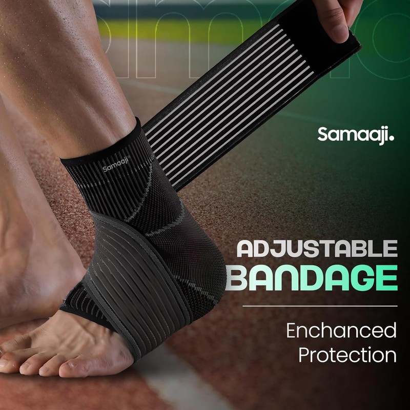 Ankle Support Brace strap for Ligament Damage, Sprained Ankles, plantar