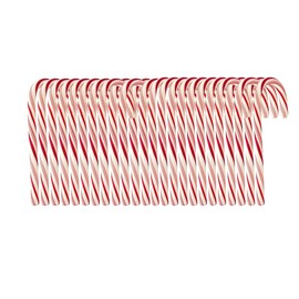 Candy Canes, Individually Wrapped, Red & White Stripes, Christmas Holiday Candy, Bulk | (120 CT)