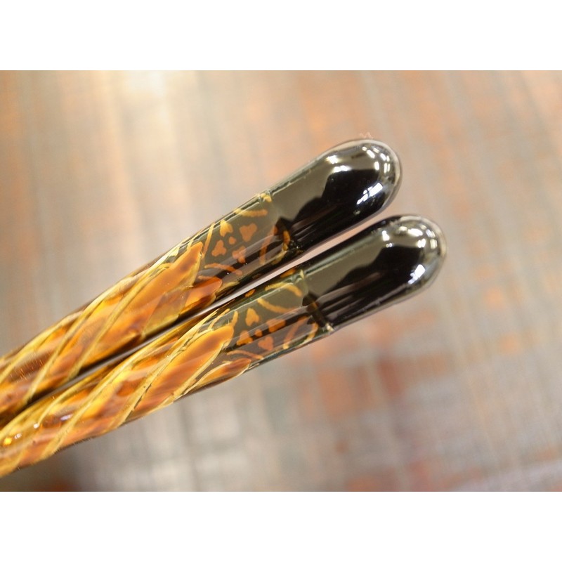 Issou, Twins of Golden Splendor Chopsticks, Men's, 9.3 inches (23.5
