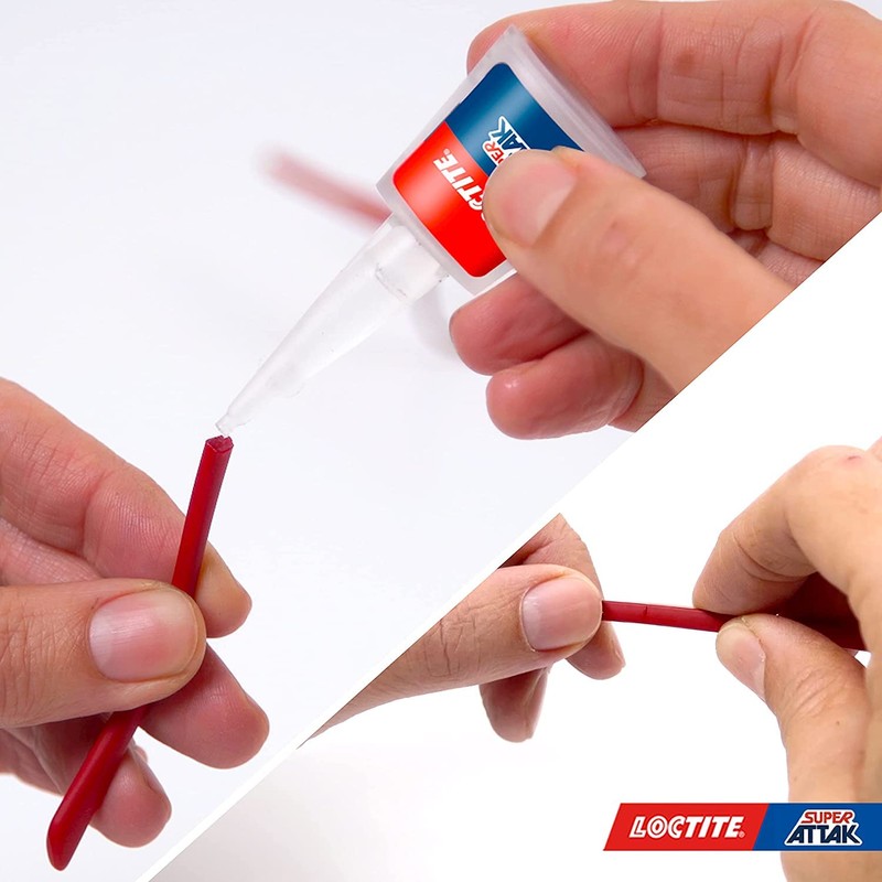 Loctite Super Attak Precision Max, Colla liquida trasparente con beccuccio