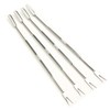 Norpro Stainless Steel Seafood Forks 6.75" | 4-Count per Pack
