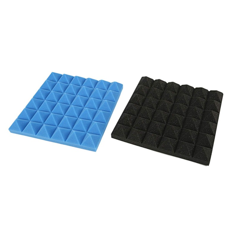 Aswalling Charcoal Acoustic Foam Tiles Soundproofing Foam Panels Studio Sound