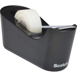 Scotch Desktop Dispenser, Black, No Tape Included, 1 Dispenser/Pack (C18-B-0)
