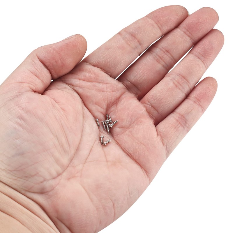 1200 Pcs Mini Screw kit, M1/M1.2/M1.4/M1.7 Micro Phillips Head Pan