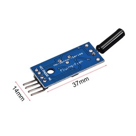 uxcell High Sensitive Vibration Switch Sensor Module SW-18010P Normally Open Alarm Sensor Module for Arduino 3pcs
