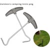 2PCS Tent Peg Puller - Camping Peg Remover Tool -