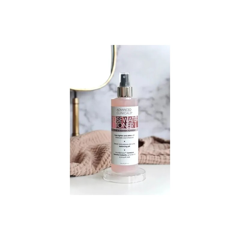 Advanced Clinicals Tónico Agua de Rosas Vegano e Hipoalergénico 237ml