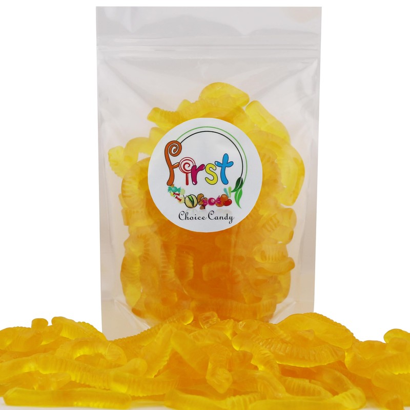 FirstChoiceCandy Sweet & Sour Gummy Worms, Multi Flavors and Solid