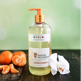 Nature's Baby Organics Shampoo & Body Wash, Vanilla Tangerine, 16 oz | Babies, Kids, & Adults! Natural, Moisturizing, Soft, Gentle, Rich, Hypoallergenic | No Chemicals, Parabens, SLS, Glutens