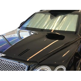 HeatShield, The Original Windshield Sun Shade, Custom-Fit for Bentley Bentayga SUV 2016, 2017, 2018, 2019, 2020, 2021, 2022, 2023 Silver Series