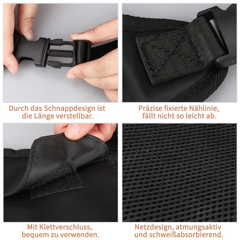 wiipara Hidden Underarm Shoulder Bag, Anti-Theft Shoulder Bag Wallet, Multipurpose