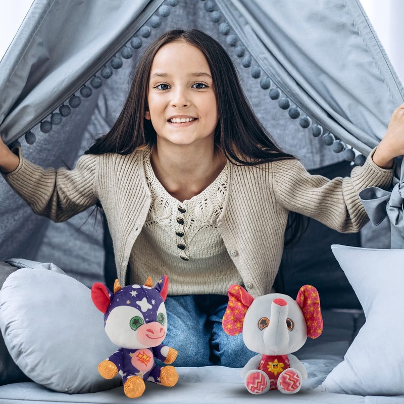 Ruz - Muñeco de Peluche Shinymals 15 cm Vaca