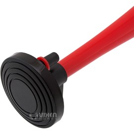 Vixen Horns Loud 5/Five Trumpet La Cucaracha Musical/Music Sound Air Horn with Compressor Full Complete System/Kit Red 12V VXH6803R