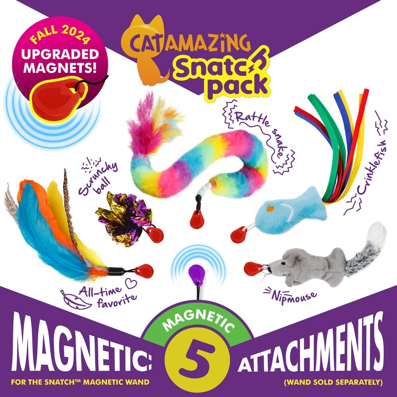 Cat Amazing Snatch Pack - 5 Magnetic Attachments for The