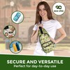 ECO CHIC Lightweight Foldable Crossbody Bag Recycled Plastic Shoulder Backpack
