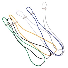 CHILDWEET 6Pcs Adjustable Elastic Bands for Waste Bins Versatile Garbage Bag Fasteners Fall Rubber Bands for Home Office and School Use Fit for Any Trash Can