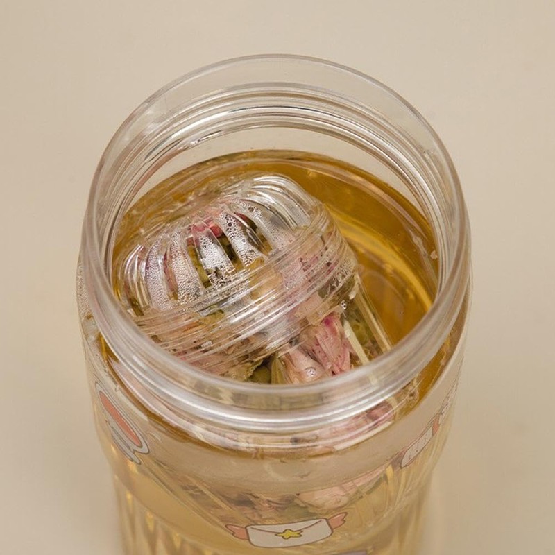 Tea Infuser Ball Strainer, Clear Tea Infuser Ball,Plastic Mesh Tea