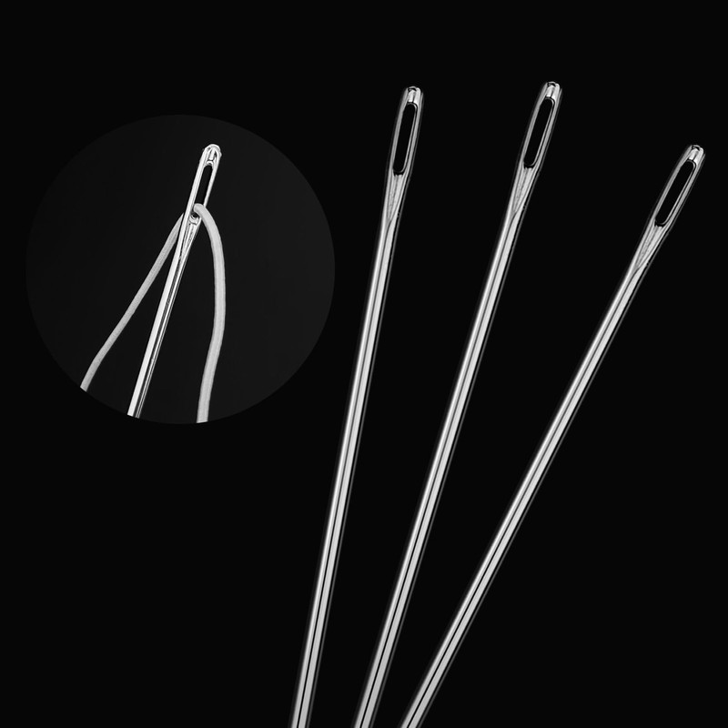1 Pcs 3.93 inches Length 3mm Thickness Professional Upholstery Needle,