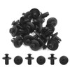 sourcingmap 20PCS Interior Push in Expanding Screw Plastic Rivets for