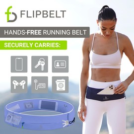 FlipBelt Zipper - Periwinkle - L, Periwinkle, L