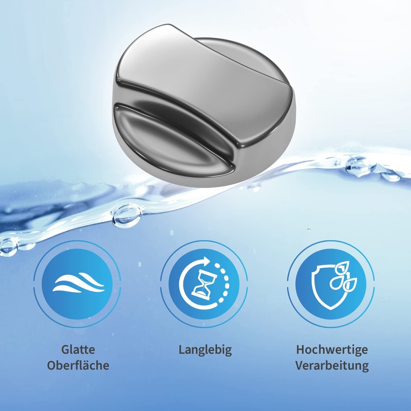 AQUADE Rotary Eccentre, 46 mm, Made of Plastic, Glossy Chrome-Plated