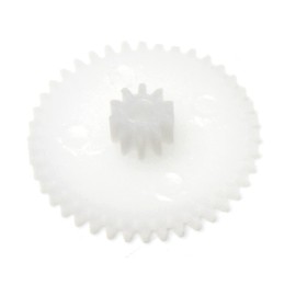 Bettomshin Plastic Gear 40102B 0.5 Modulus Pulley Belt Shaft Robot RC Motor Hand DIY Mechanical Parts Kit White 10pcs