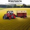 RC Farm Tractor Toy Educational Rechargeable Remote Control Electronic Farm