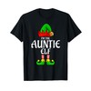 The Auntie Elf Funny Family Matching Christmas T-Shirt