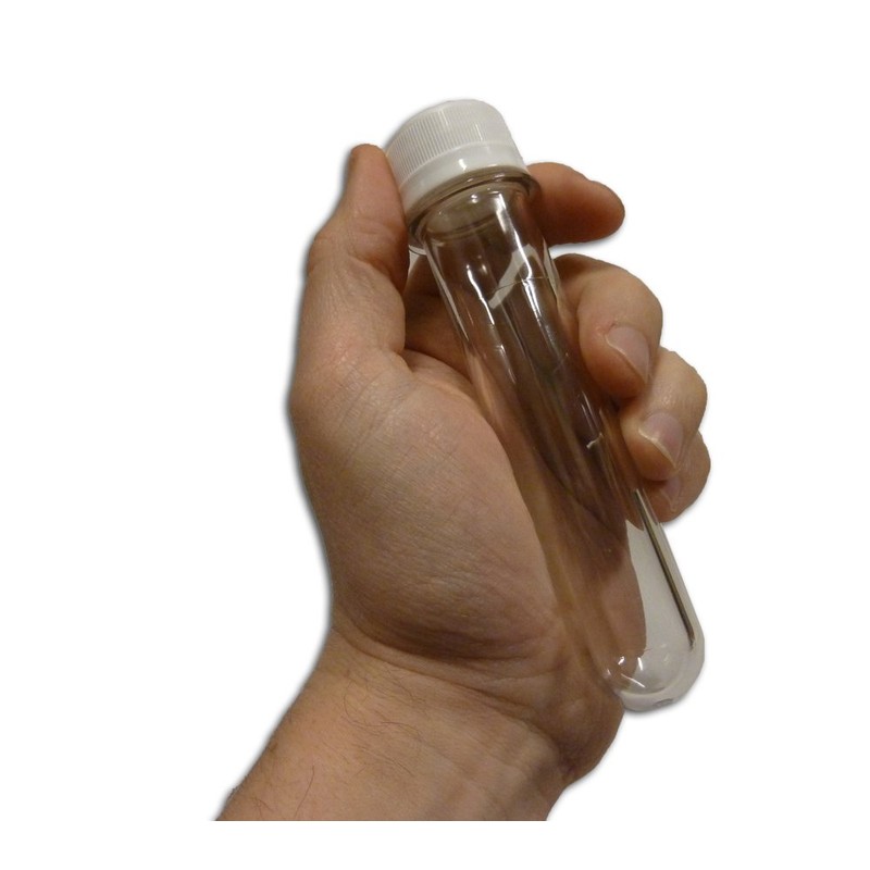 5col Rugged Geocache Waterproof Storage Tubes - Clear/Plastic, 5-Pack