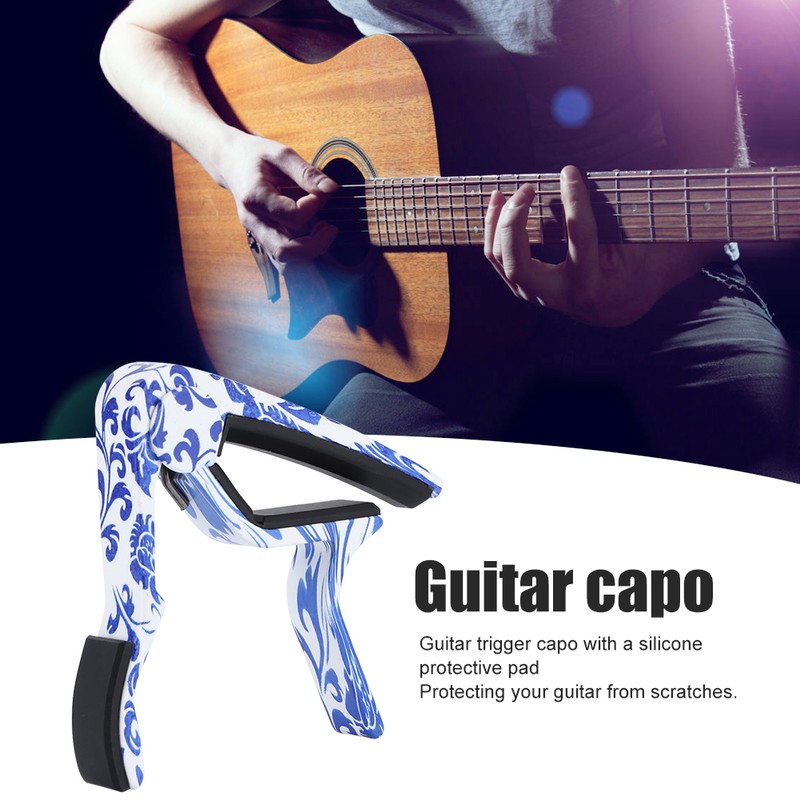 Universal Acoustic Folk Guitar Capo Tuning Clamp Clip Musical Instrument