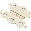 Merriway® BH01756 (4 Pcs) EB Butterfly Decorative Box Hinges, Brass