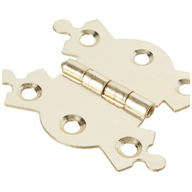 Merriway® BH01756 (4 Pcs) EB Butterfly Decorative Box Hinges, Brass Plated, 50mm (2 inch) - Pack of 4 Pieces