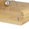 Relaxdays Bamboo Napkin Holder, HxWxD: 3.7 x 21.7 x 21.7