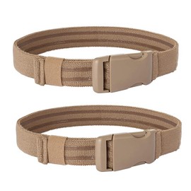 WGLILO 2 Pcs Adjustable Tactical Leg Strap for Holster Knife, Nylon Elastic Thigh Belt for Women/Men, Drop Leg Hanger with Quick-Release Buckle for Games, Outdoors and Cosplay Costume Accessory, Tan