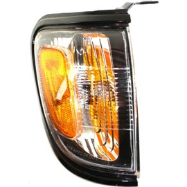 DAT AUTO PARTS Front Right Passenger Side Lamp Trim Side Marker Parking Light Replacement For 2001-2004 Toyota Tacoma Clear & Amber Lens TO2521163 8161004090C0