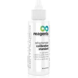Continuum Reagents Refractometer Calibration Standard – Seawater Reference for Calibration of Density Measuring Equipment, 60 ml