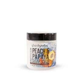 Brighten & Glow Peach & Papaya Sugar Scrub – Body Scrub Exfoliant, 8.5oz