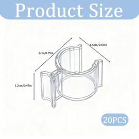20Pcs Leakproof Pump Lock Clips Medium for Travel Bottles