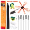 Bluesea 16 Feet Chimney Sweep Kit, Ergonomic Chimney Cleaning System