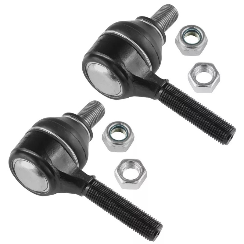 Caltric Set of 2 Tie Rod Ends for John Deere