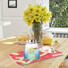 ZzWwR Summer Sweet Watermelon Absorbent Dish Drying Mat Microfiber Kitchen