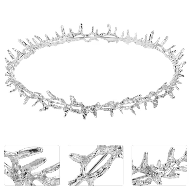 Beatifufu Corona di Spine in Stile Rinascimentale in Metallo per