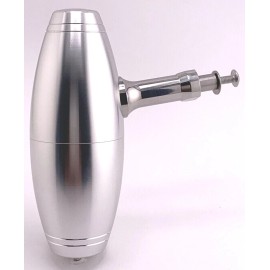 Cutom FTDK Power FTDK 85mm T B Knob For Shimano Daiwa Penn Newell Okuma Avet Fishing Reels - Silver