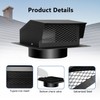 LTSEAME 8 Inch Roof Vent Kit, Removable Roof Vent, Bathroom