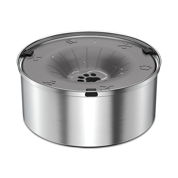 SCHITEC Dog Water Bowl No Spill 1.2L/40oz Slow Drinking Anti-Splash