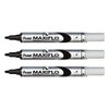 Pentel Maxiflo Rotuladores para Pizarra Blanca - Black-P - Negro