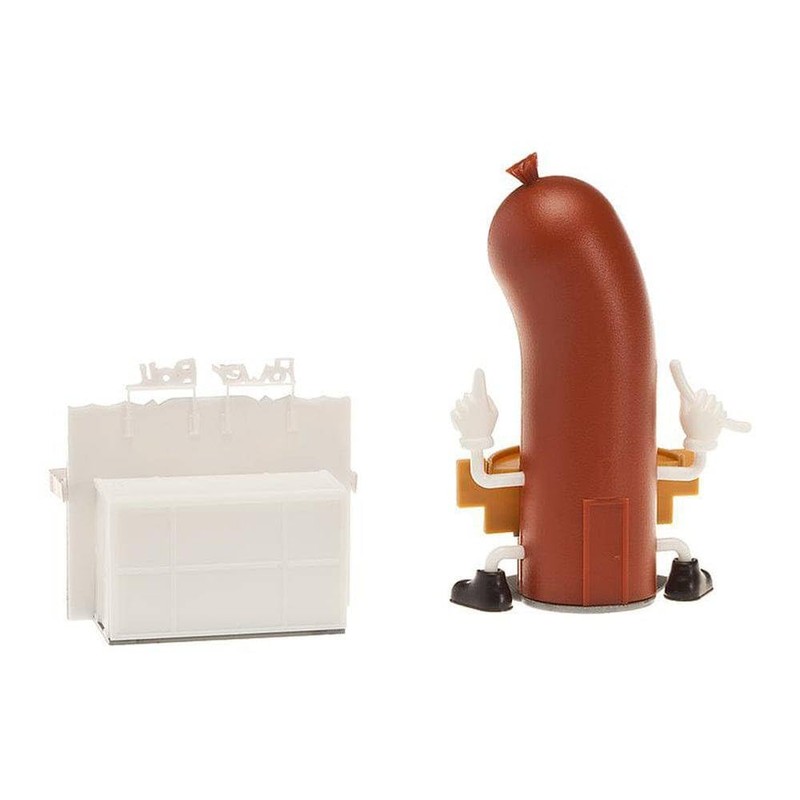 Hot Dog Man and Power-Ball Throwing Booth Fairground Attractions HO