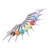 10pcs Mini Drill Bit Colour Micro Spiral Flute CNC Cutter
